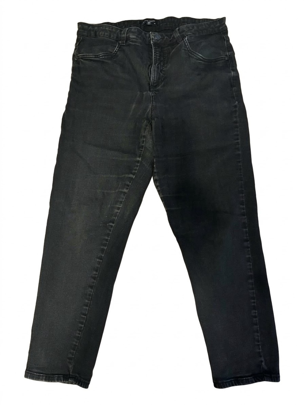 Seine High Rise Skinny Jeans 27 Inch - Black